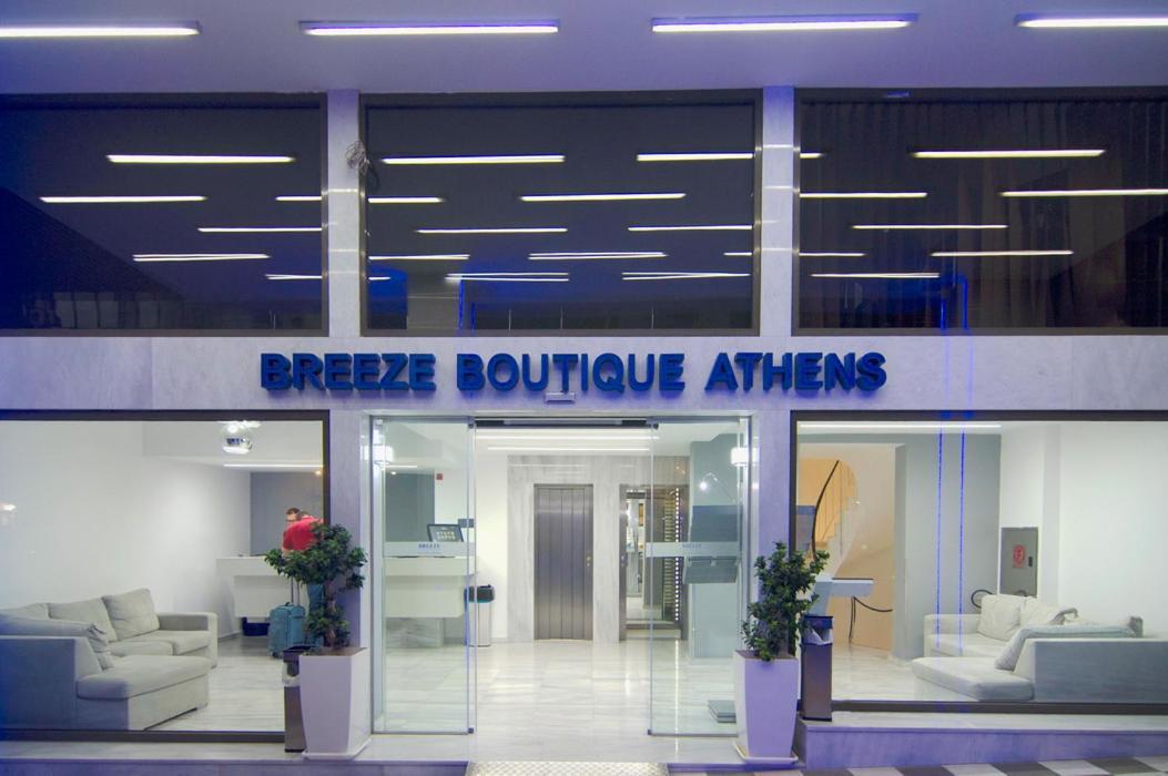 Breeze Boutique Athens Hotell Exteriör bild